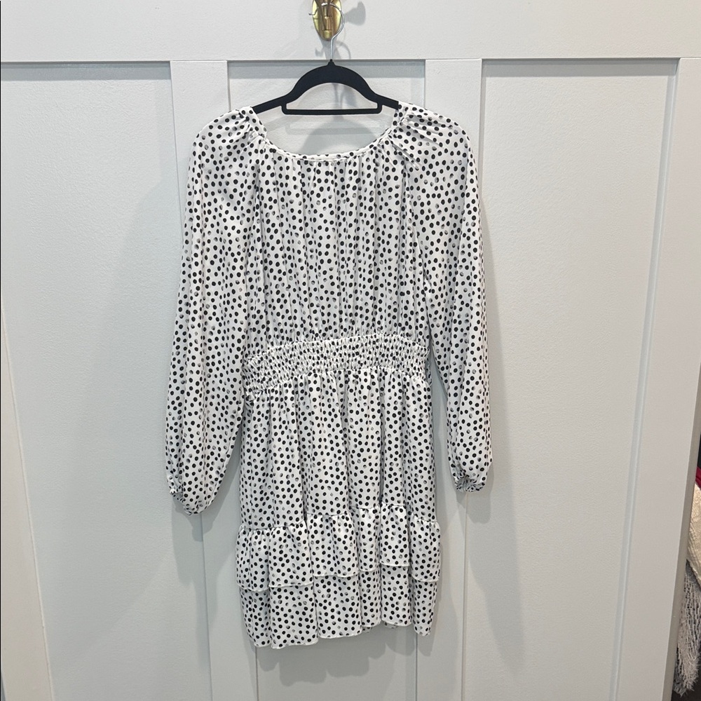 Black and White Polka Dot Dress